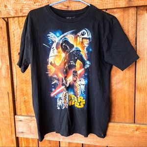 Disney Star Wars Mens Black Short Sleeve T Shirt